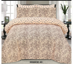 3 Pcs Cotton Bedsheet-Pure Rainbow (Premium)