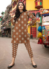2 Pcs Unstitched Digital Print Suit AKS-028