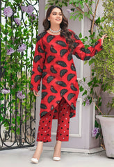 2 Pcs Unstitched Digital Print Suit AKS-020