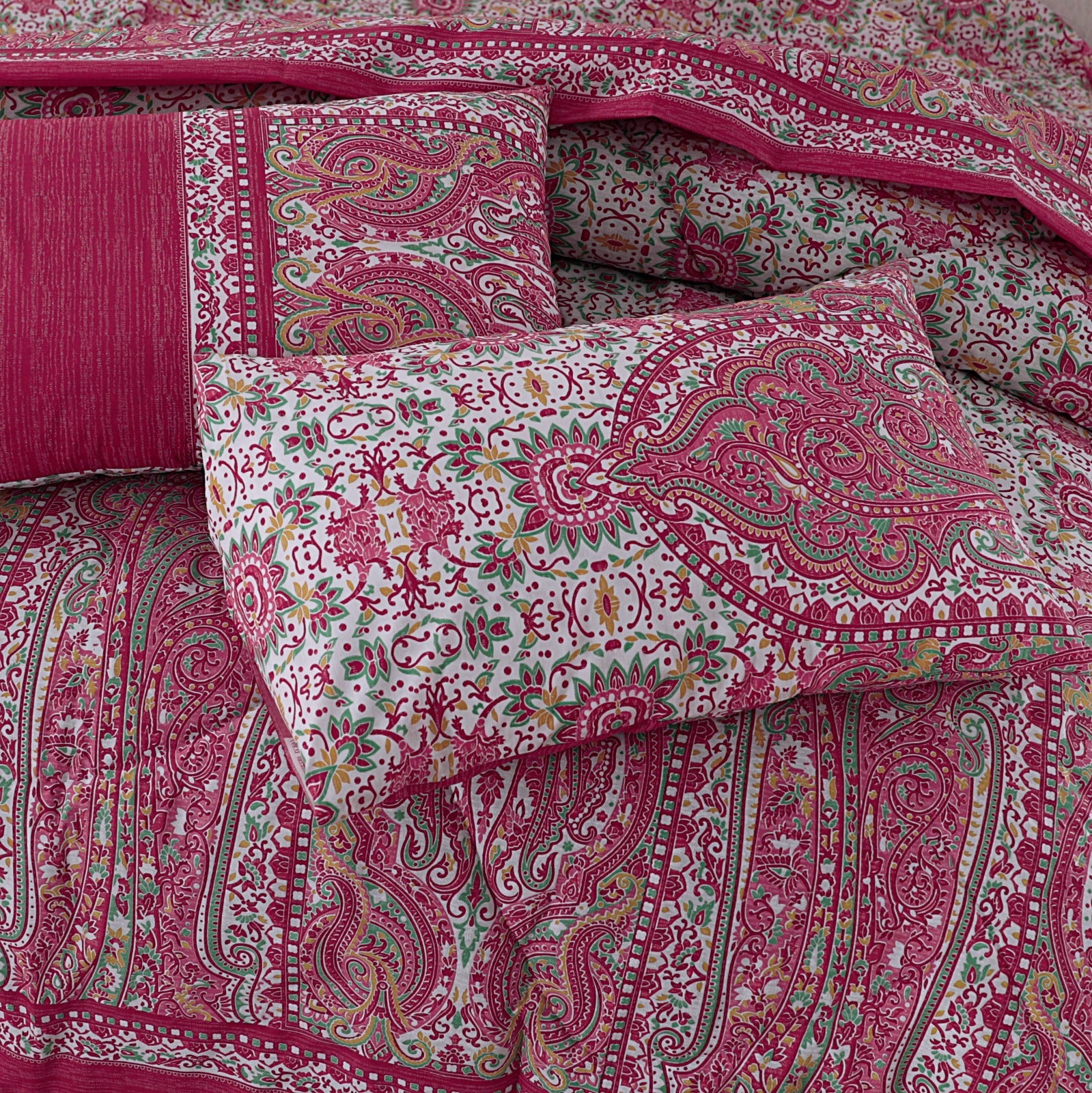 Double Bed 6 pc Winter Razai Set (Heavy Filling) RZ-101