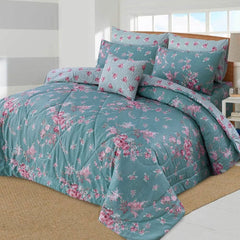 7 Pcs Comforter Set DZ-68 ( light weight filling )