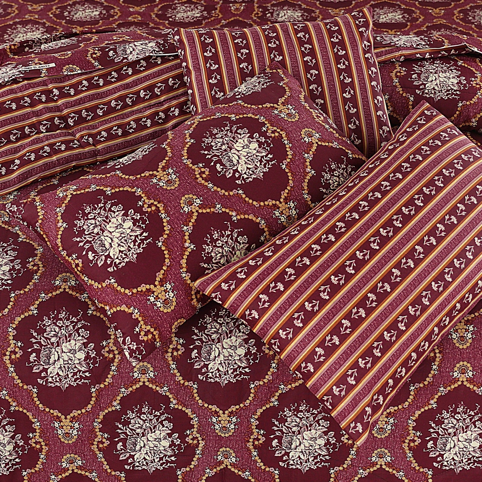 7 Pcs Comforter Set DZ-86 ( light weight filling )