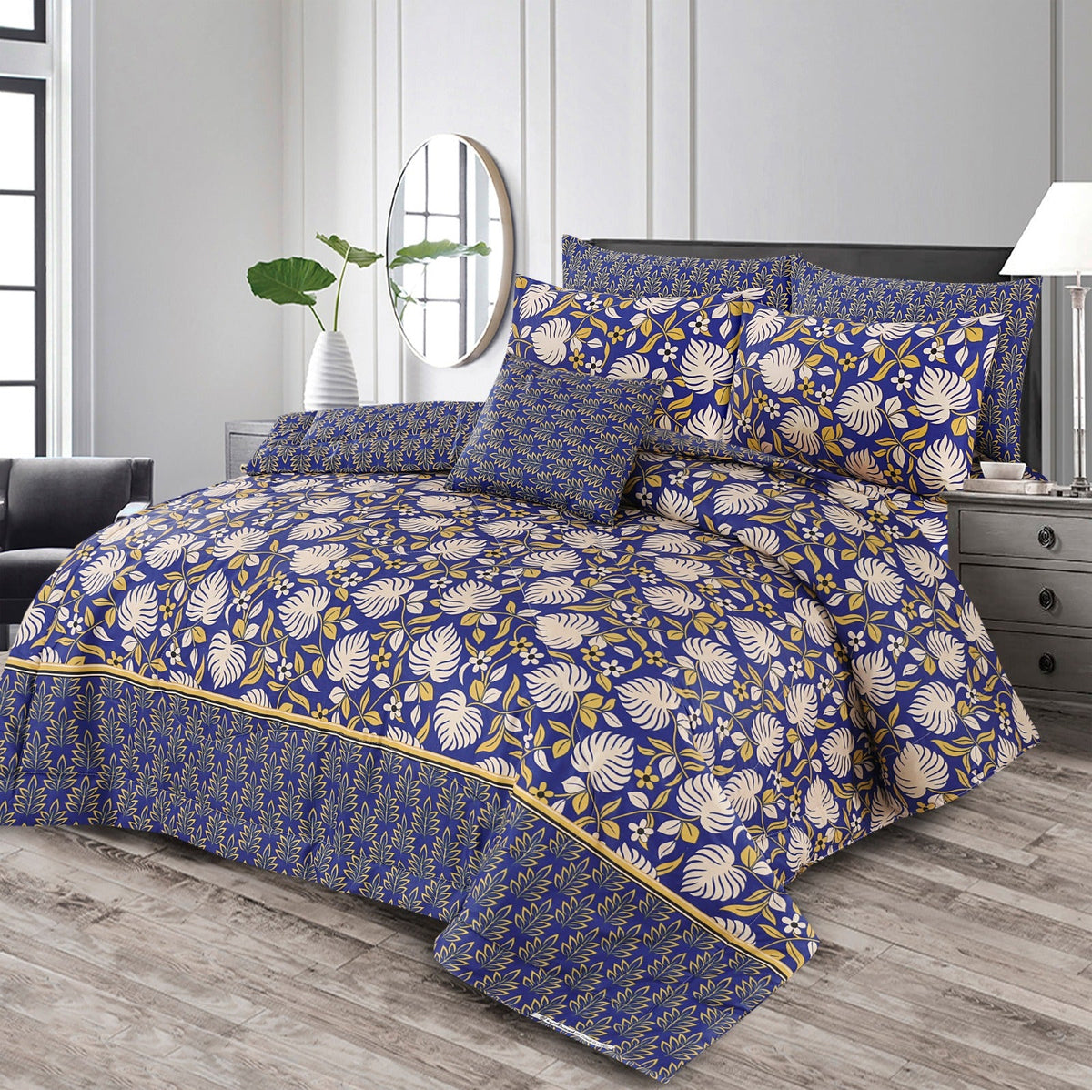 7 Pcs Comforter Set DZ-84 ( light weight filling )