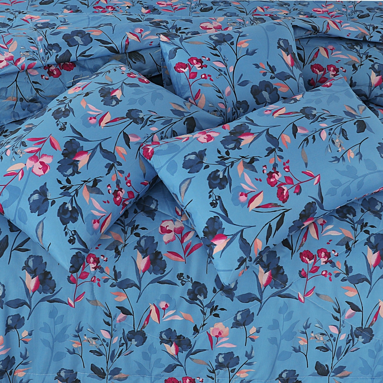 7 Pcs Comforter Set DZ-91 ( light weight filling )