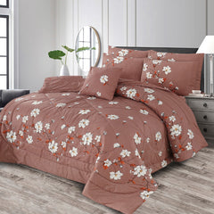 7 Pcs Comforter Set DZ-88 ( light weight filling )
