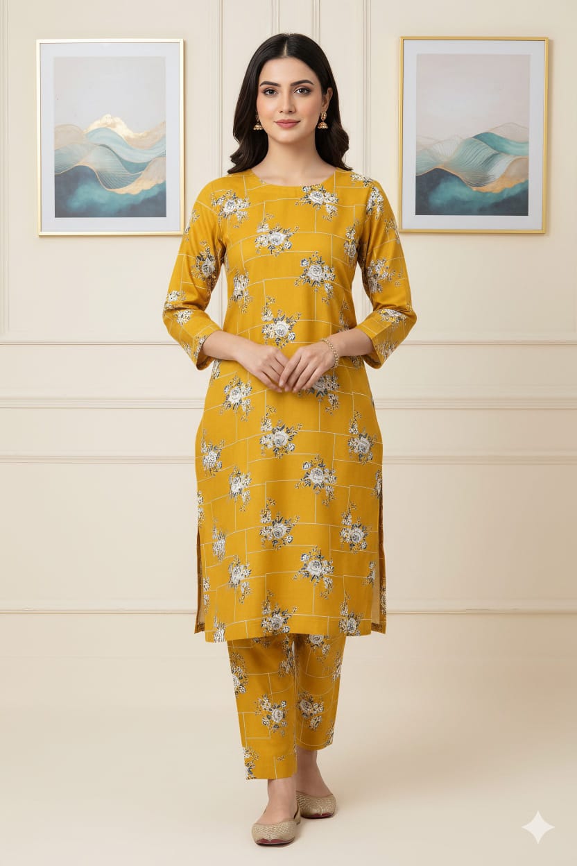 2 Pcs Unstitched Digital Print Suit J-057