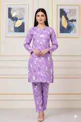 2 Pcs Unstitched Digital Print Suit J-0622