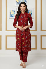 2 Pcs Unstitched Digital Print Suit J-0581