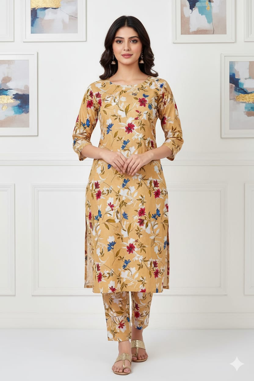 2 Pcs Unstitched Digital Print Suit J-0575