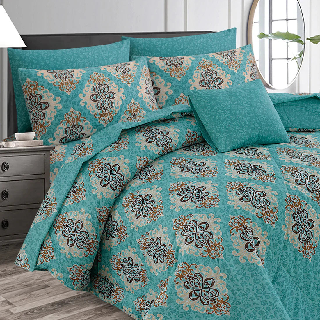 7 Pcs Comforter Set-B50