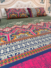 3 Pcs Bedsheet B-90-MZ08