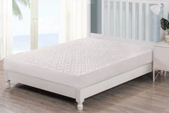 QUILTED WATERPROOF MATTRESS PROTECTOR-WHITE ULTRA SONIC